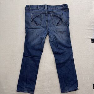 Lane Bryant Jeans Women's 24 Average High Rise Straight Stretch Denim